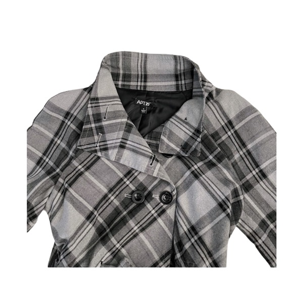 Apt 9 Plaid Woman Jacket Sz Small - Picture 3 of 8